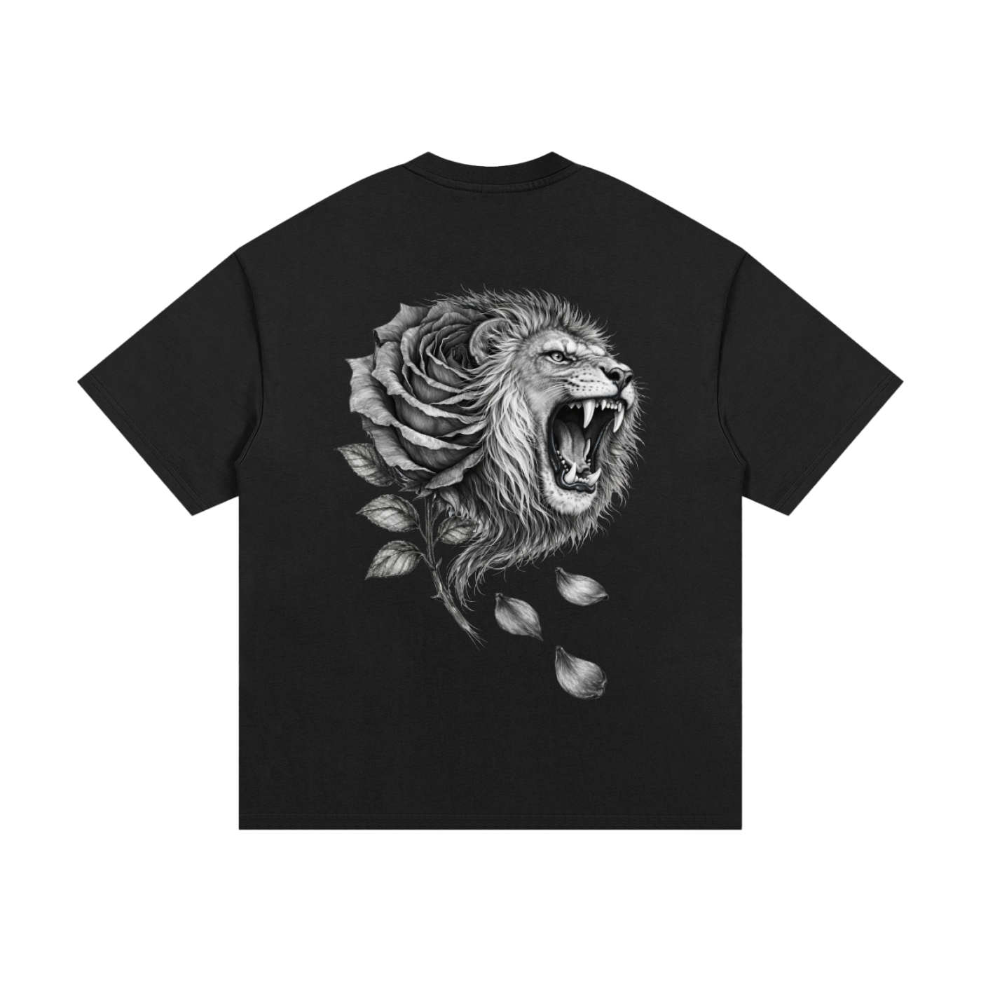 Heavyweight Oversized T-Shirt B&W