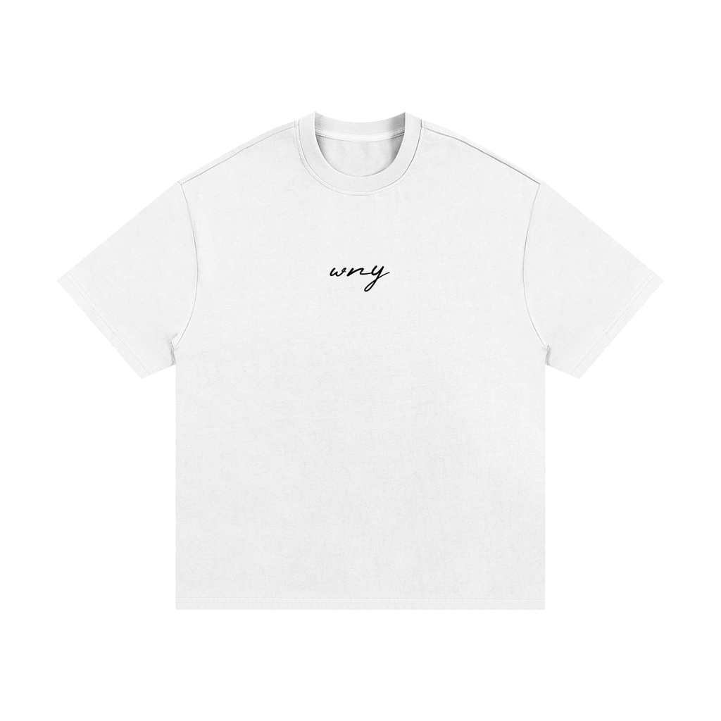 Heavyweight Oversized B&W Red Rose