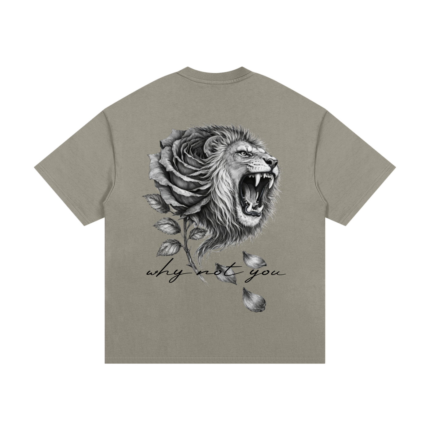 Heavyweight Oversized T-Shirt B&W