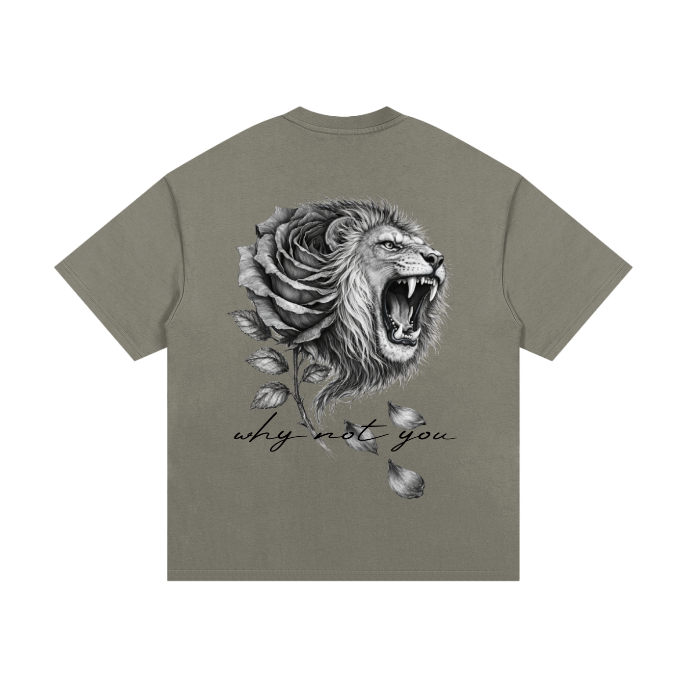 Heavyweight Oversized T-Shirt B&W