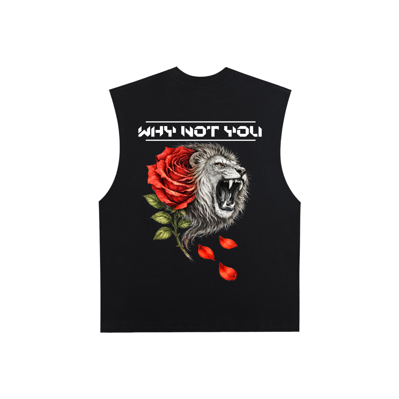 Raw Edge Cotton Tank Top